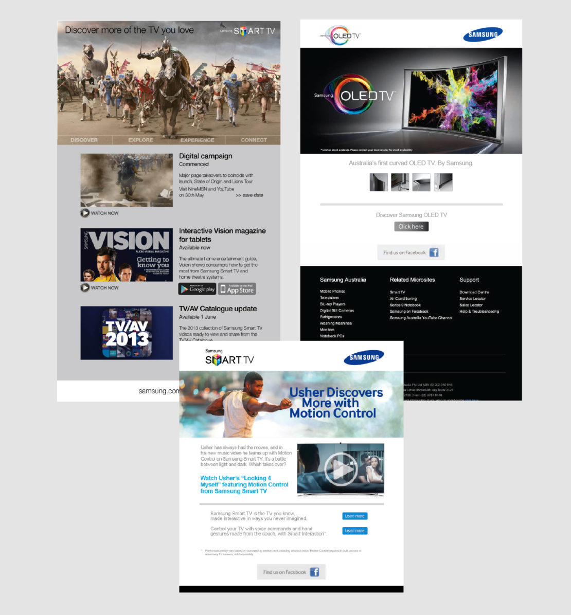 Bill Chan Portfolio . Samsung Electronic Direct Marketing (EDM) Designs